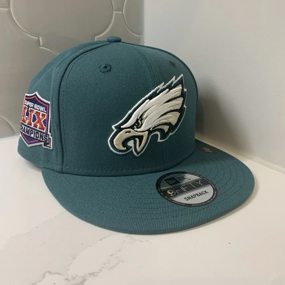 Philadelphia Eagles New Era 9FIFTY Super Bowl LIX Champs Adjustable Snapback Hat